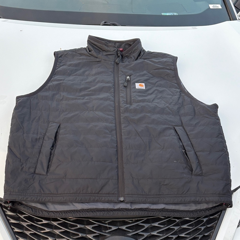Carhartt Men's Black Quilted Vest
